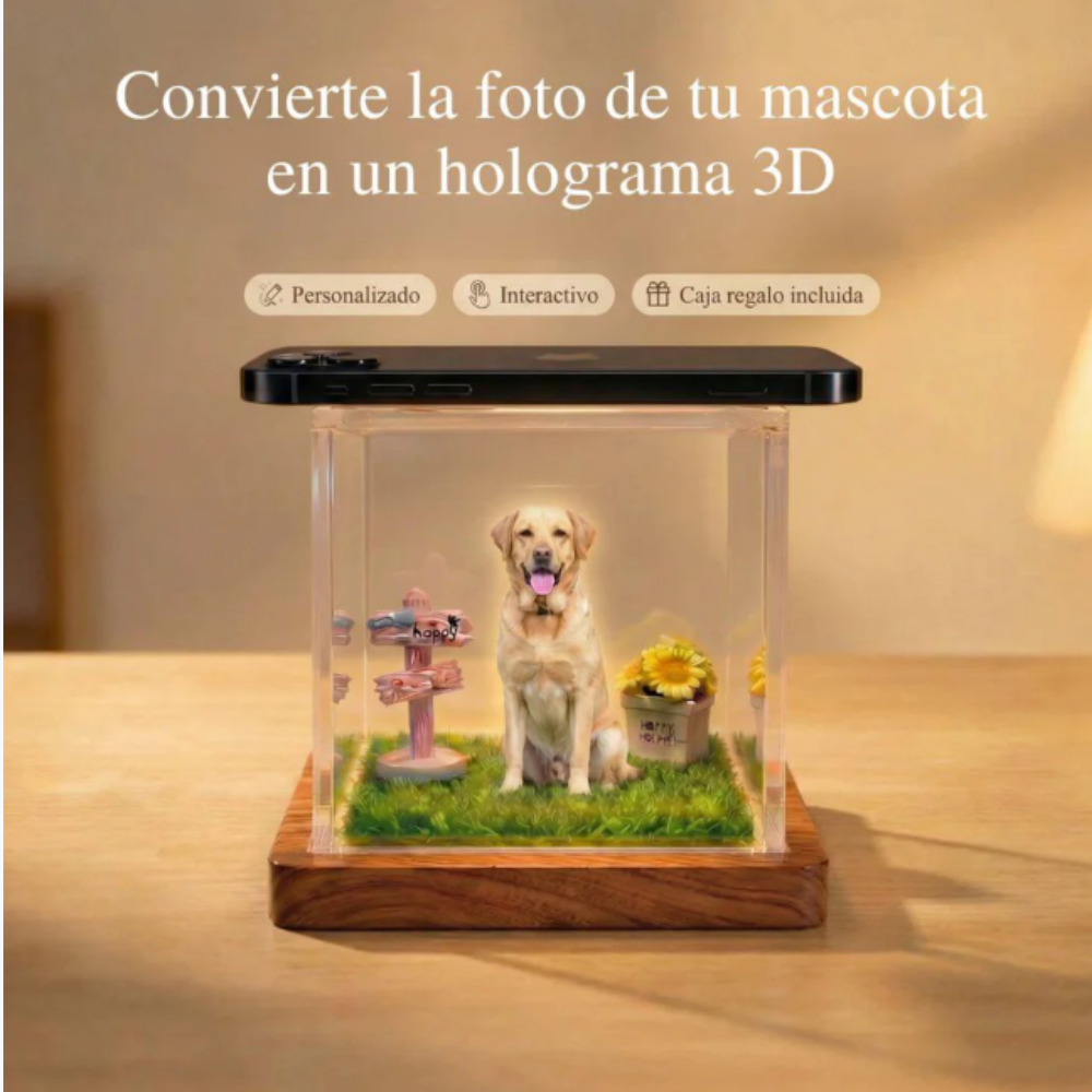 MemoCube™ - Recuerdo Holográfico Personalizado